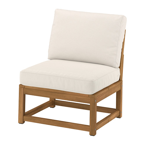 NÄMMARÖ - 戶外休閒椅，淺棕色/Frösön/Duvholmen 米色 | IKEA 線上購物 - PE997956_S4