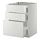 METOD - base cabinet with 3 drawers, white Förvara/Ringhult white | IKEA Taiwan Online - PE409409_S1