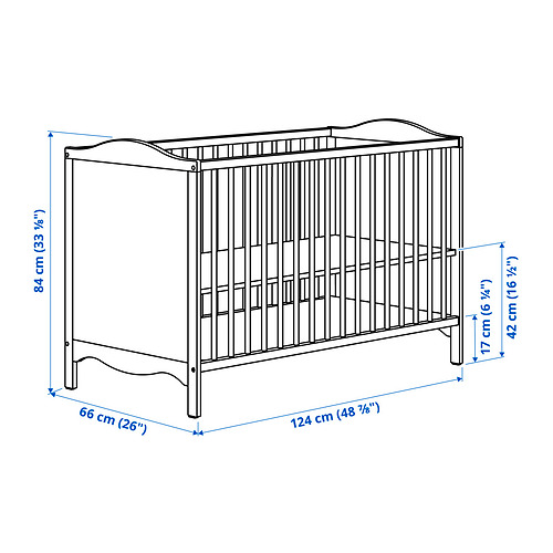 SMÅGÖRA 2-piece baby furniture set