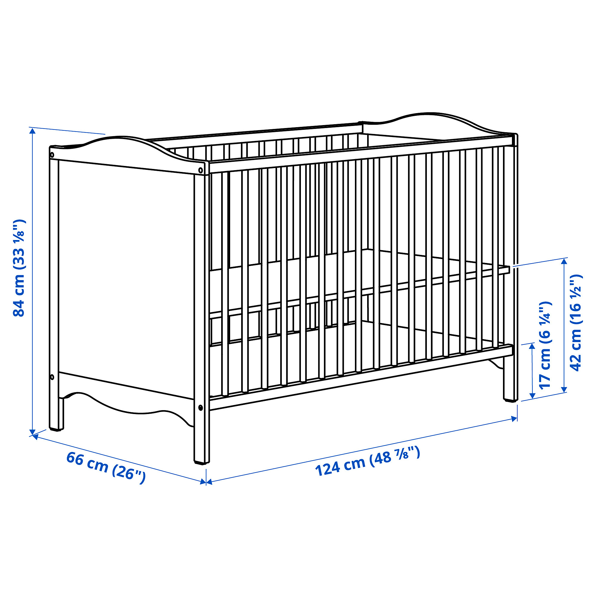 SMÅGÖRA 2-piece baby furniture set