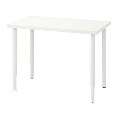 LINNMON/OLOV - desk, white, 100x60 cm | IKEA Taiwan Online - PE812350_S4
