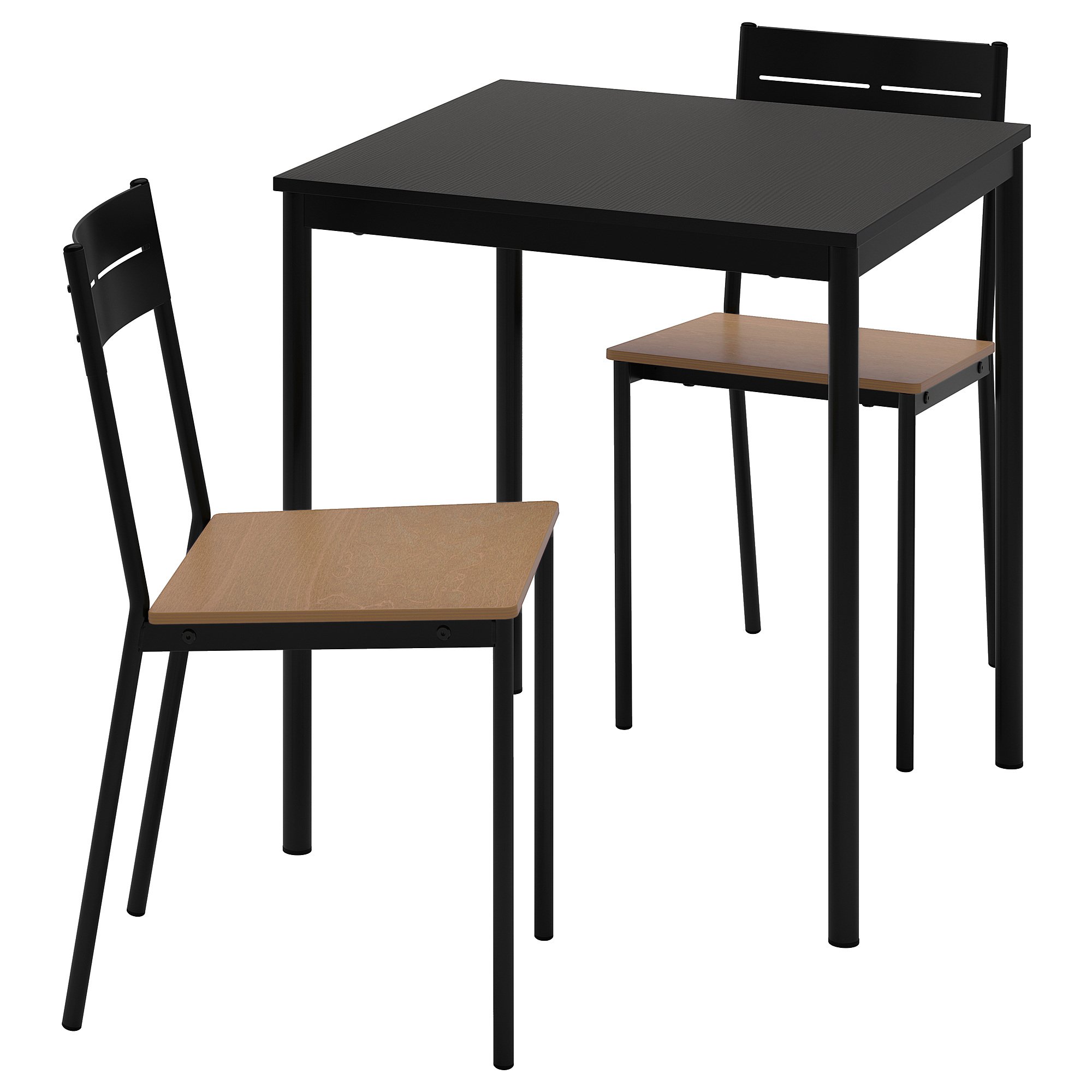 SANDSBERG/SANDSBERG - 一桌二椅, 黑色/黑色| IKEA 線上購物