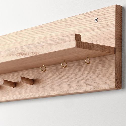 HÄSTVISKARE wall organiser w hooks