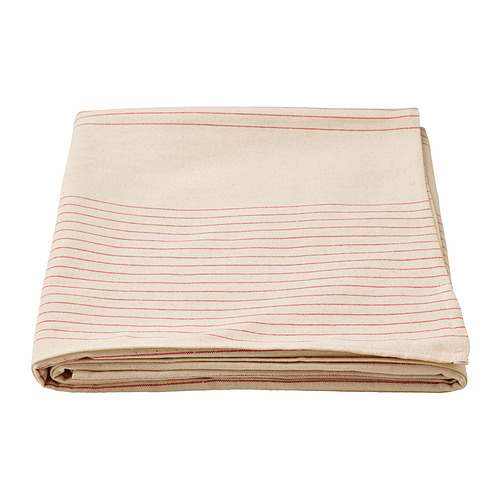 VIPPSTARR - tablecloth, stripe pattern red/natural, 150x150 cm | IKEA Taiwan Online - PE894510_S4