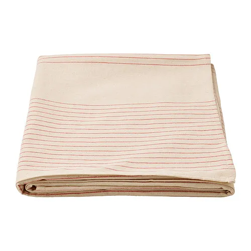 VIPPSTARR - 桌巾, 條紋 紅色/自然色, 150x150 公分 | IKEA 線上購物 - PE894510_S4