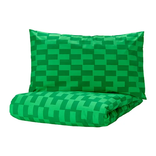 BLÅSKATA - 被套附一個枕頭套, 綠色/具圖案, 150x200/50x80 公分 | IKEA 線上購物 - PE930309_S4