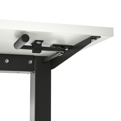 TROTTEN - 升降式工作桌, 白色/碳黑色 | IKEA 線上購物 - PE856217_S4