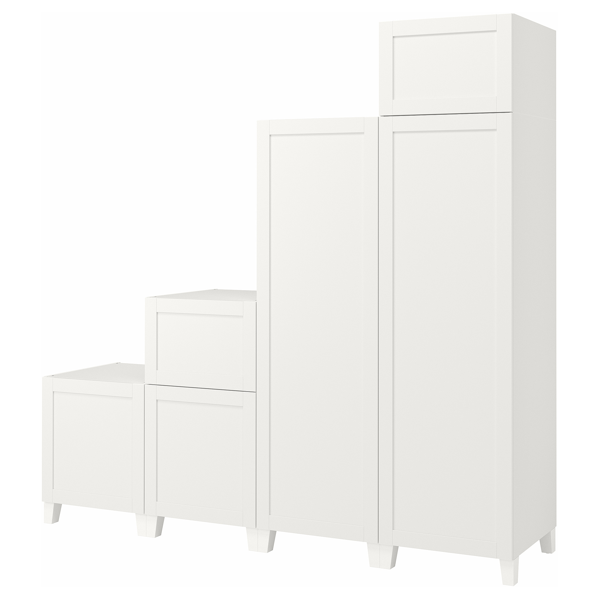 PLATSA wardrobe w 6 doors