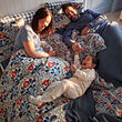SÄTERVIDE duvet cover and 2 pillowcases