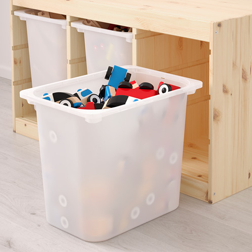 TROFAST - 收納組合附收納盒, 染白松木/白色 | IKEA 線上購物 - PE649663_S4