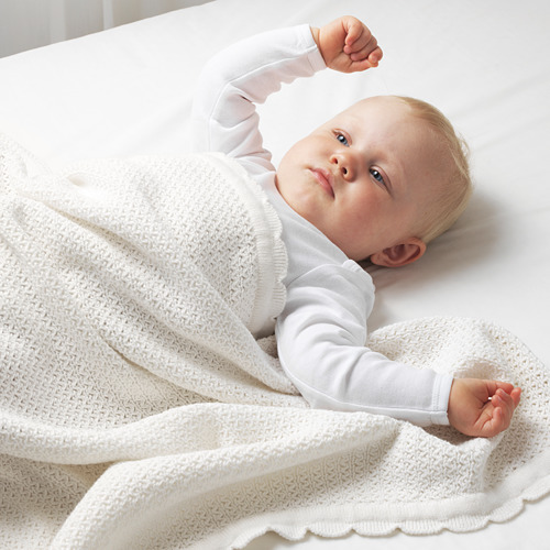 GULSPARV - baby blanket, white | IKEA Taiwan Online - PE710078_S4
