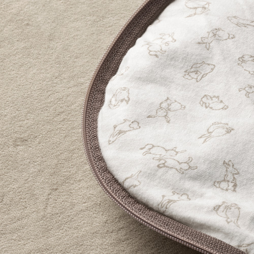 RÖDHAKE - sleeping bag, beige/rabbit pattern | IKEA Taiwan Online - PE730423_S4