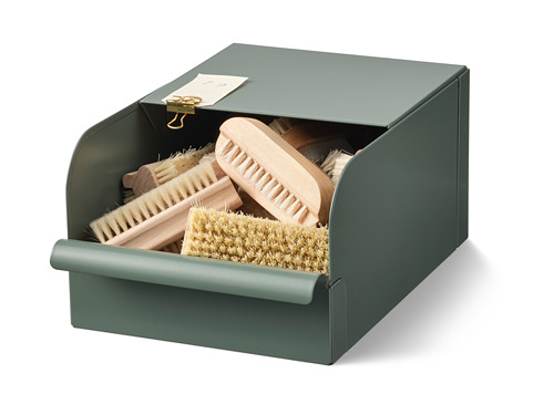 REJSA - 收納盒, 灰綠色/金屬 | IKEA 線上購物 - PH173025_S4