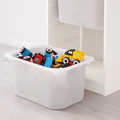 TROFAST - storage combination with boxes, white/green white | IKEA Taiwan Online - PE649687_S4