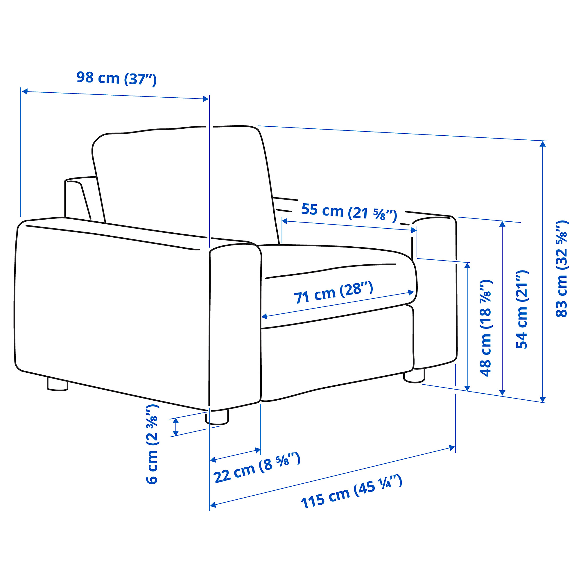 VIMLE armchair