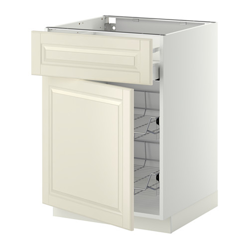 METOD/MAXIMERA base cab w wire basket/drawer/door