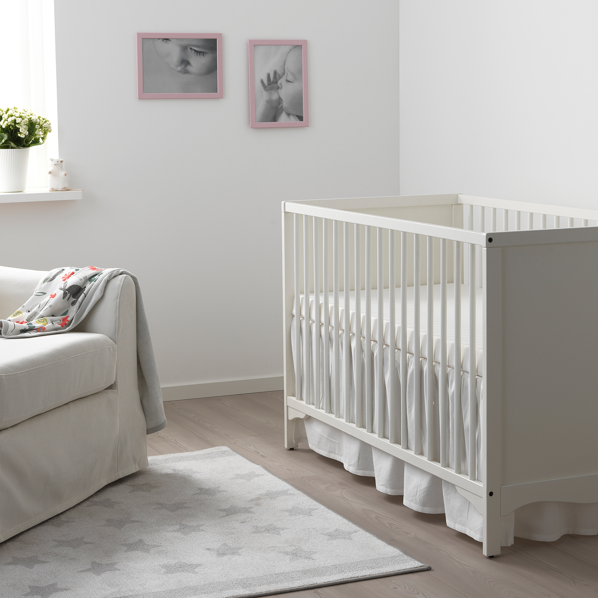ikea cot grey