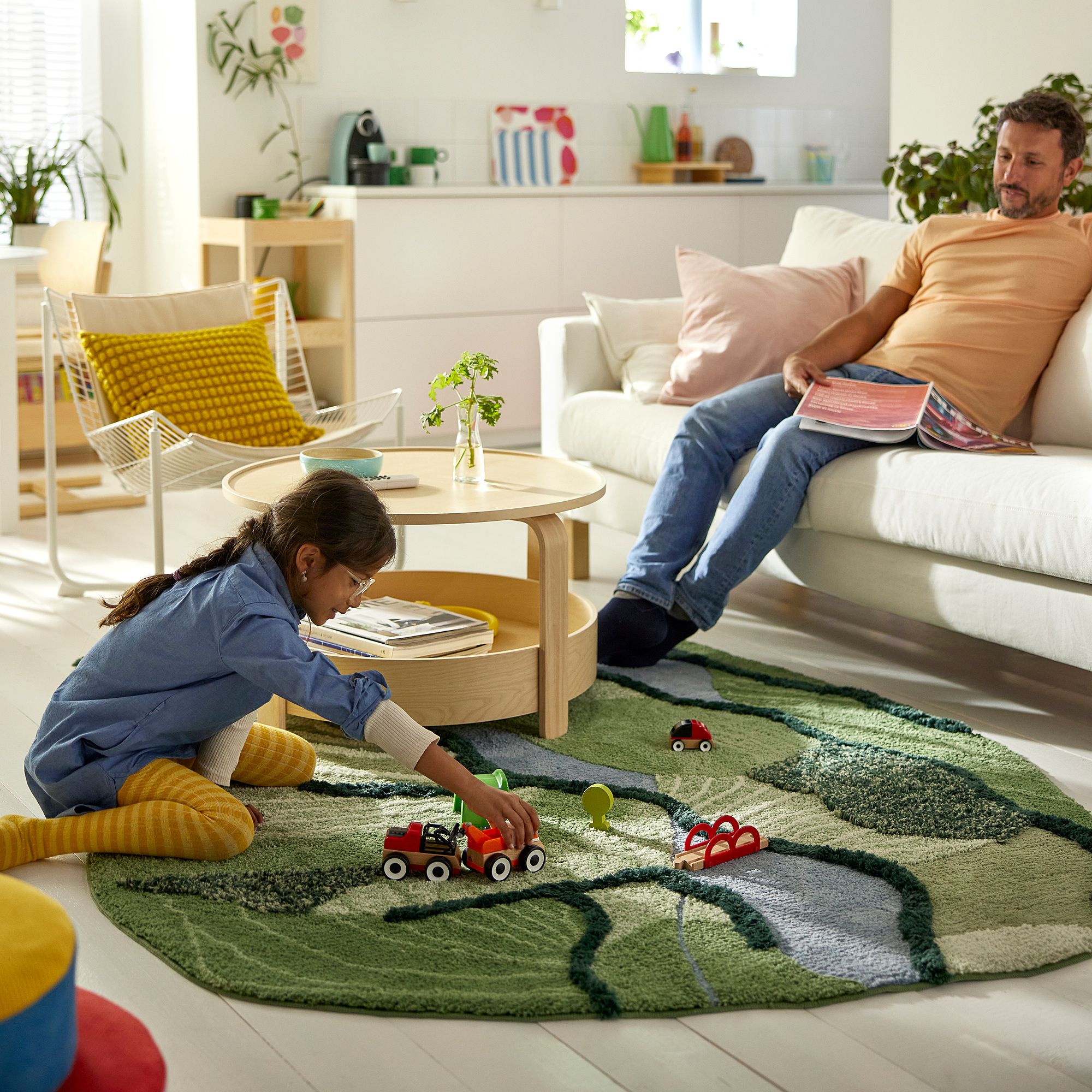 GREJSIMOJS 長毛地毯