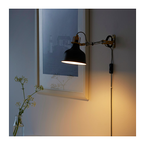 RANARP - 掛牆式/夾式聚光燈, 黑色 | IKEA 線上購物 - PE615450_S4