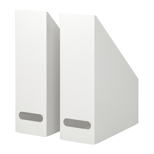 KVISSLE - 雜誌匣 2件裝, 白色 | IKEA 線上購物 - PE756793_S4
