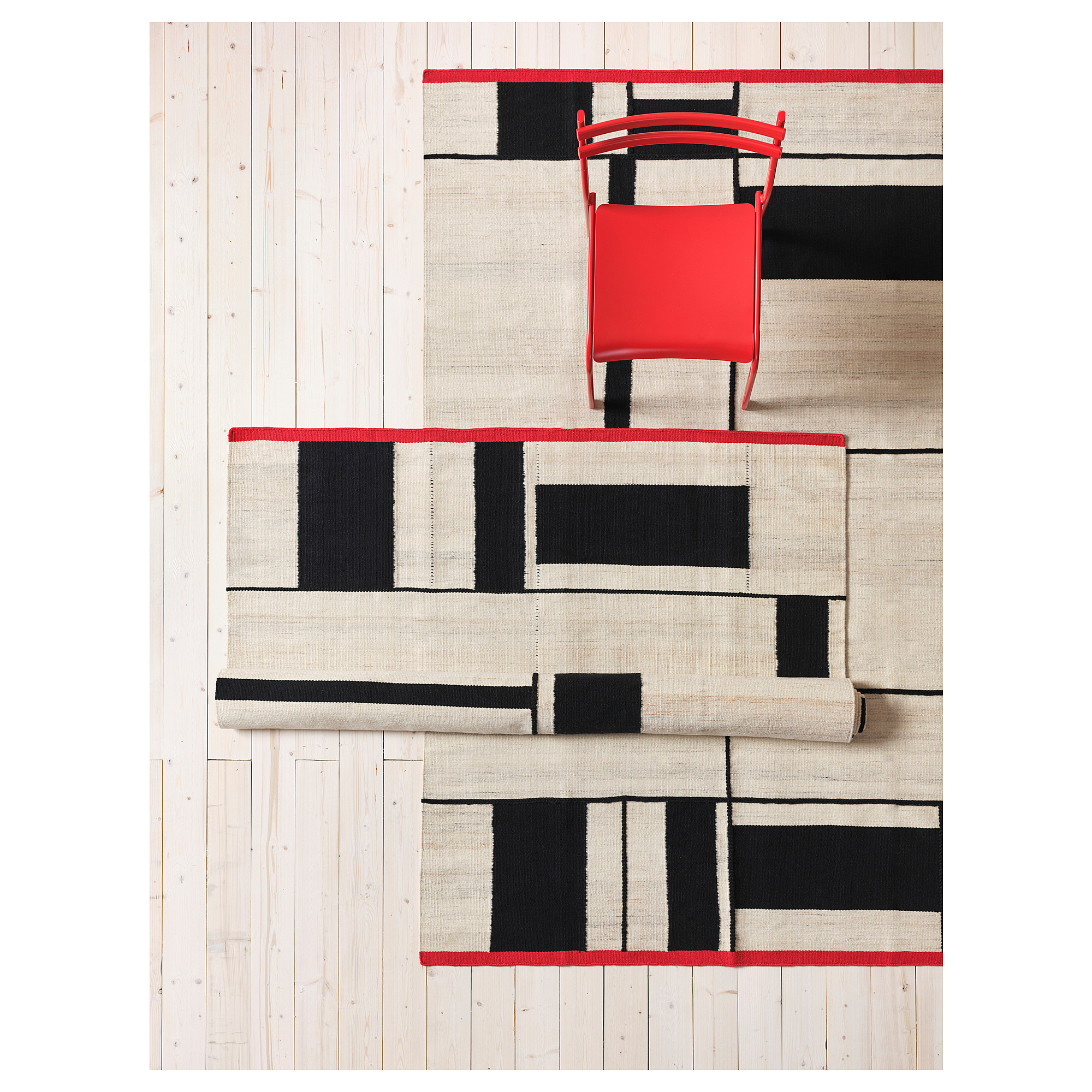 RASTPLATS rug, flatwoven