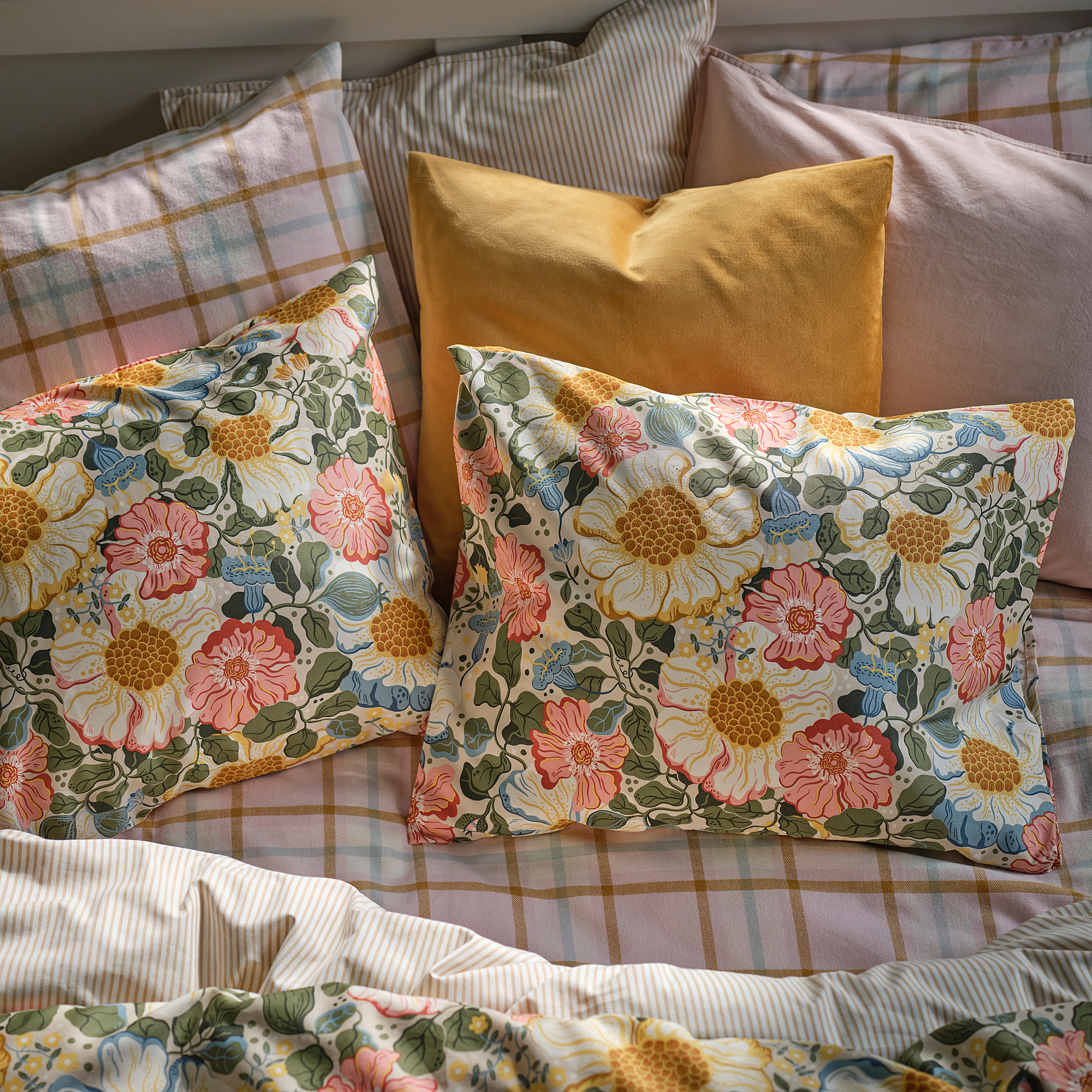 PEROVSKIA duvet cover and 2 pillowcases