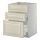 METOD/MAXIMERA - base cab f sink+3 fronts/2 drawers, white/Bodbyn off-white | IKEA Taiwan Online - PE410169_S1