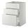 METOD/MAXIMERA - base cab f sink+3 fronts/2 drawers, white/Ringhult white | IKEA Taiwan Online - PE410185_S1
