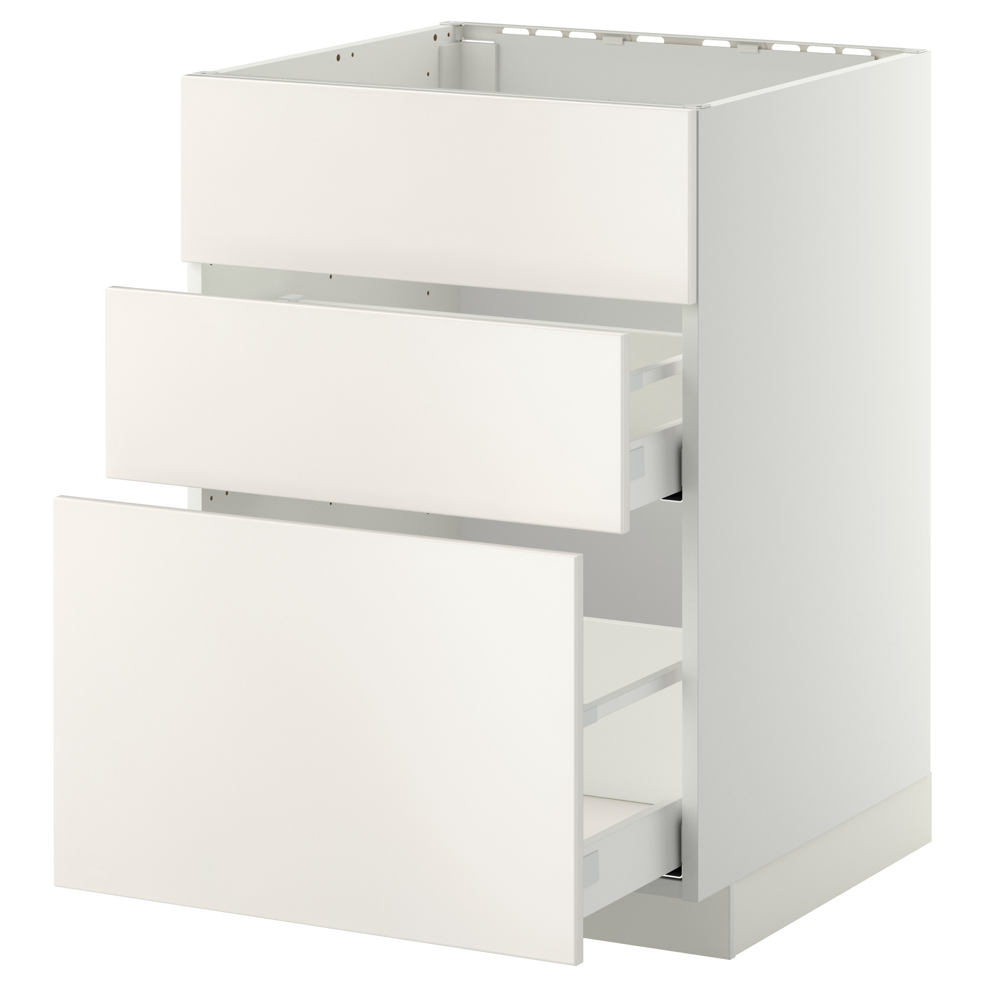 METOD/MAXIMERA base cab f sink+3 fronts/2 drawers