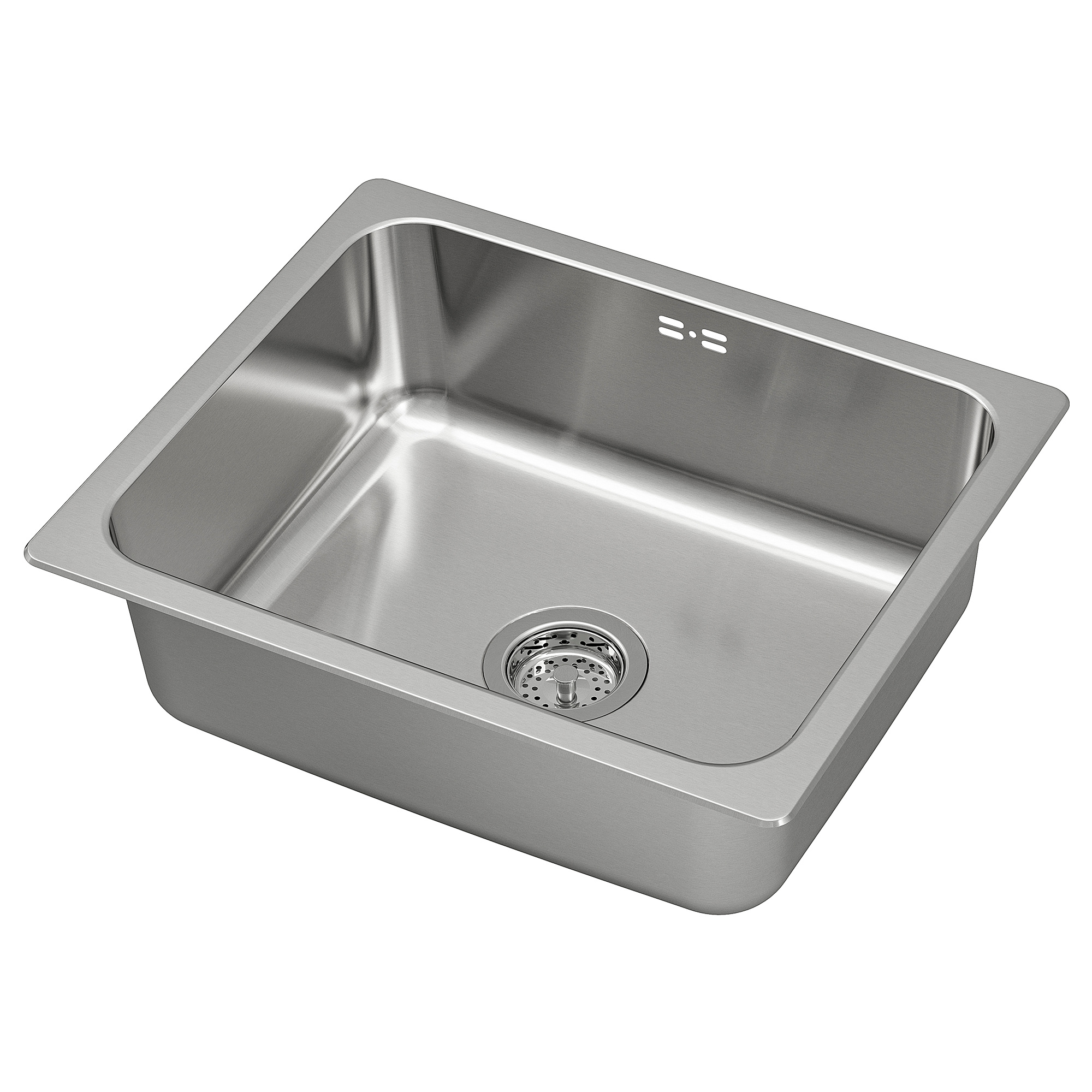 HILLESJÖN inset sink, 1 bowl