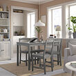 HAUGA/HAUGA table and 4 chairs