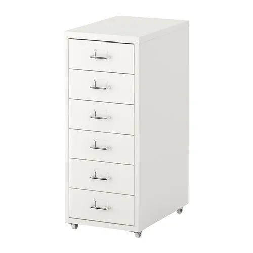 HELMER - 附輪腳抽屜櫃, 白色, 28x69 公分 | IKEA 線上購物 - PE328644_S4