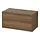 EKET - cabinet with 2 drawers, brown walnut effect, 70x35x35 cm | IKEA Taiwan Online - PE960223_S1