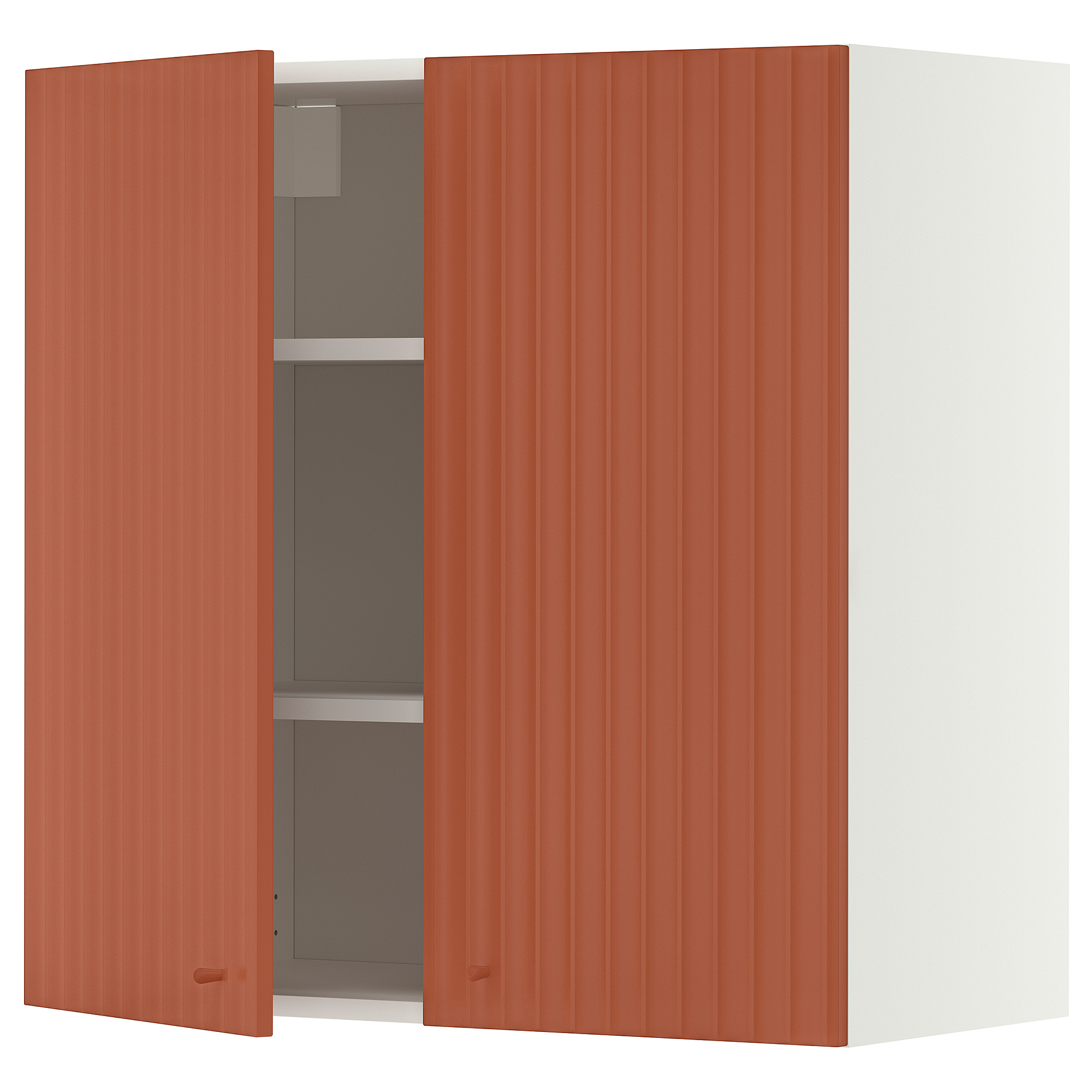 METOD wall cabinet with shelves/2 doors