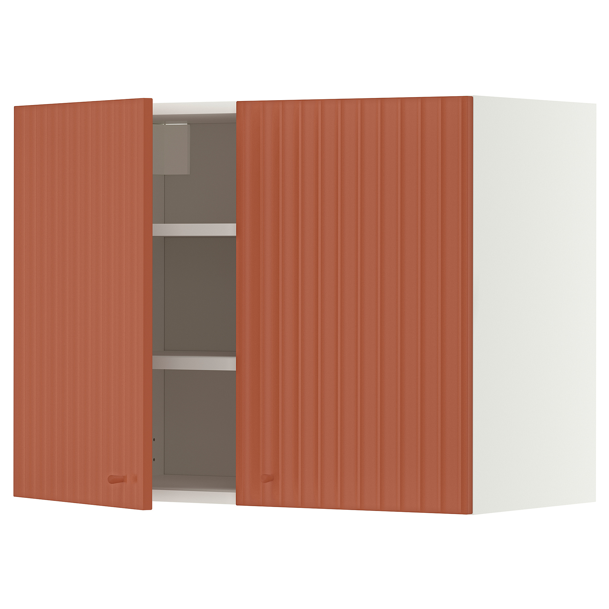 METOD wall cabinet with shelves/2 doors