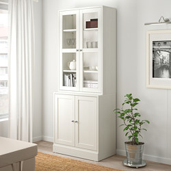 HAVSTA - 玻璃門櫃組合, 深棕色 | IKEA 線上購物 - PE732465_S3