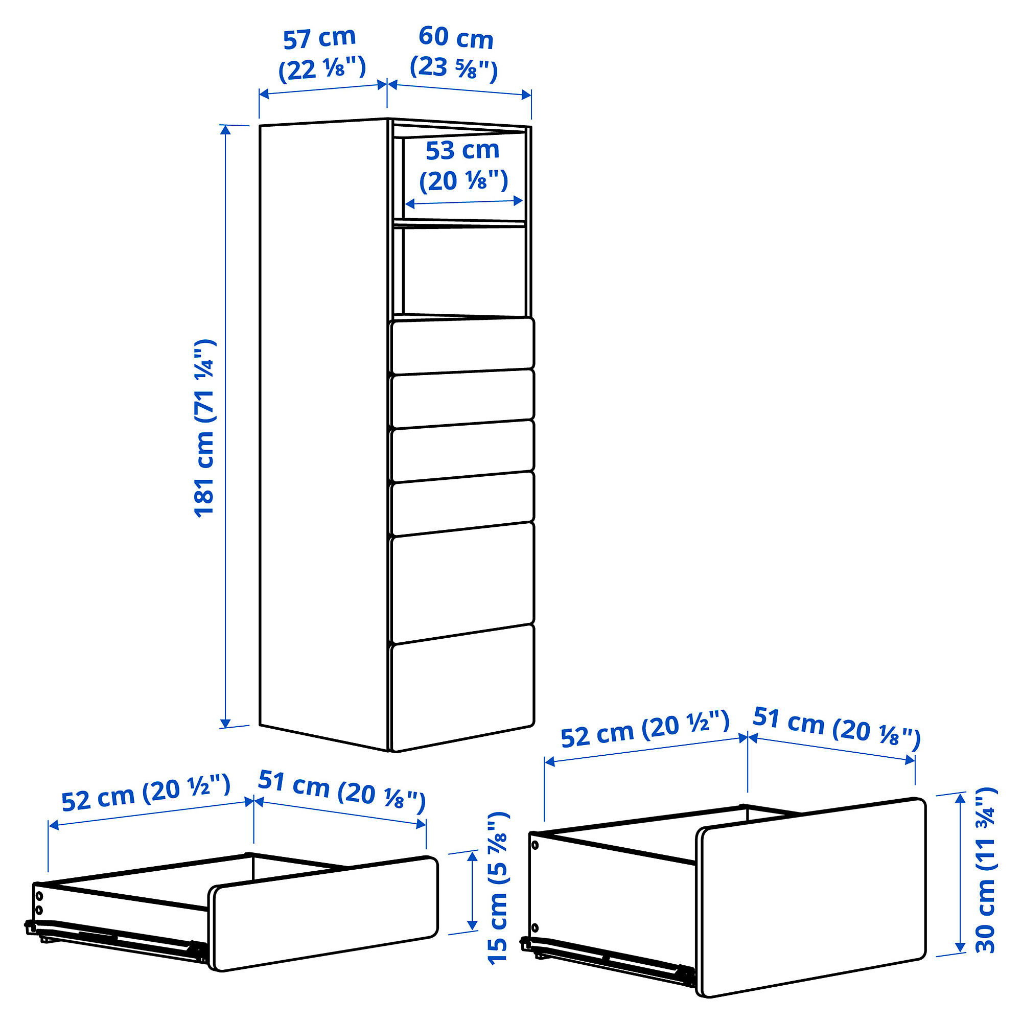 SMÅSTAD/PLATSA bookcase