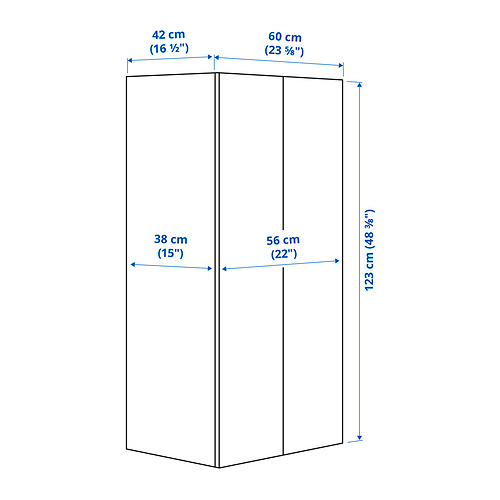 SMÅSTAD wardrobe