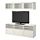 BESTÅ - TV storage combination/glass doors, white/Hanviken white clear glass | IKEA Taiwan Online - PE553181_S1