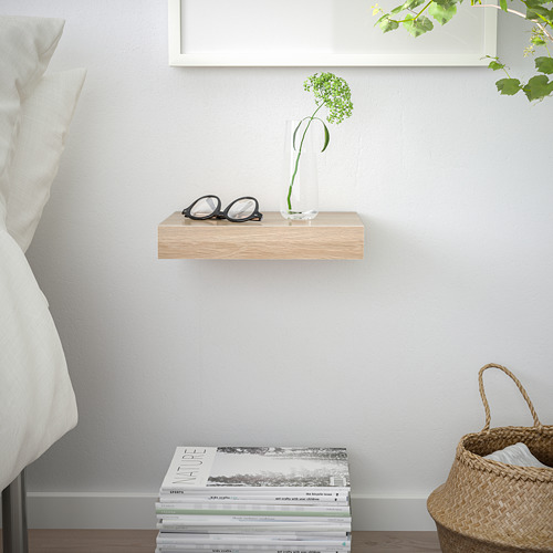 LACK - wall shelf, white stained oak effect | IKEA Taiwan Online - PE718389_S4
