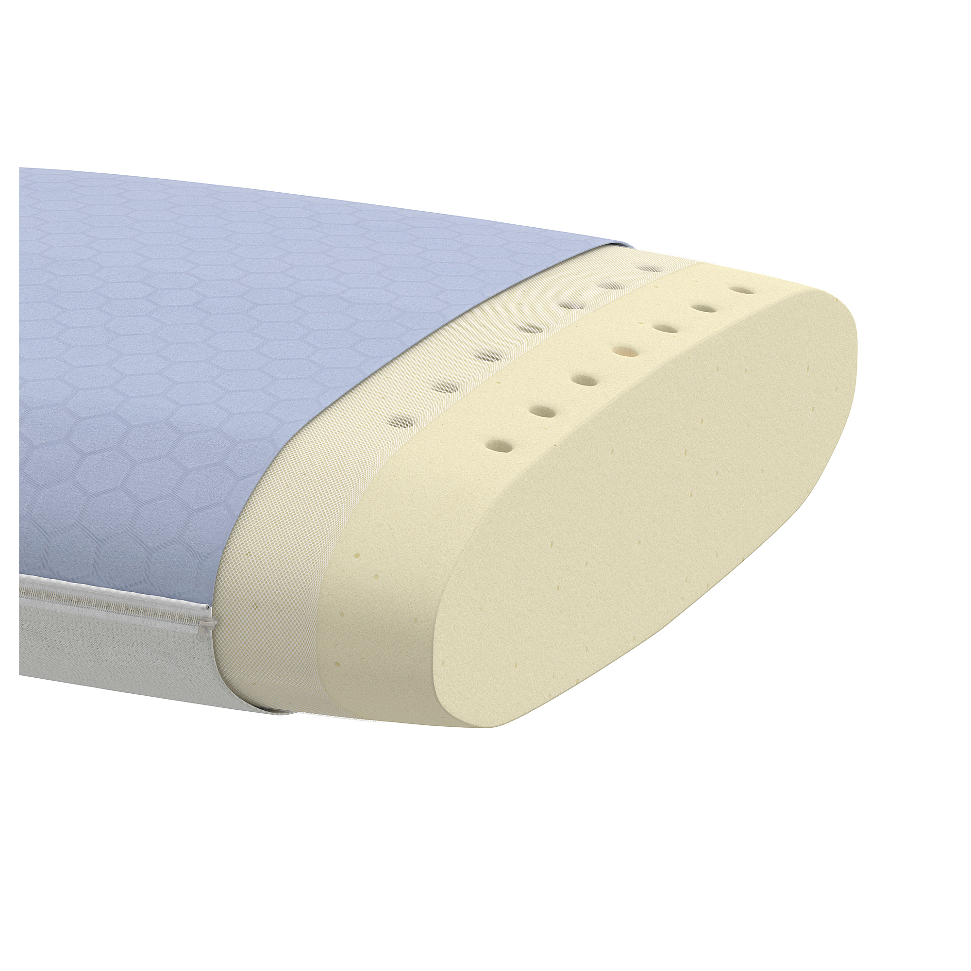KVARNVEN ergonomic pillow, side/back sleeper