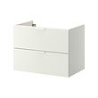 GODMORGON - 洗臉盆櫃/2抽, 白色 | IKEA 線上購物 - PE413906_S2 