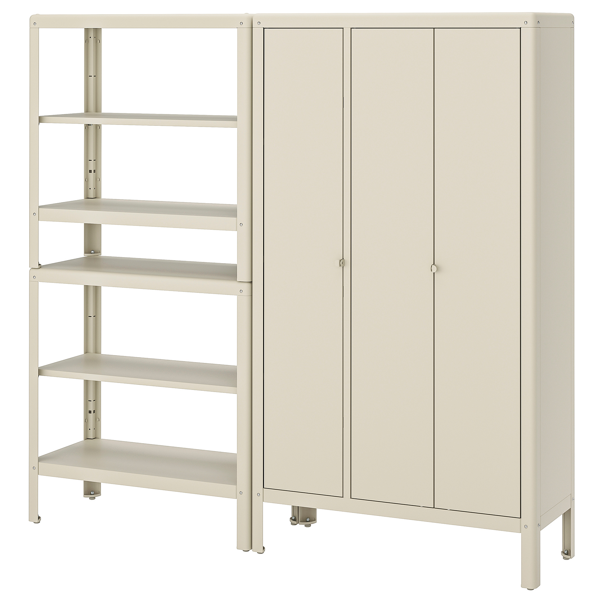 KOLBJÖRN shelving unit with cabinet