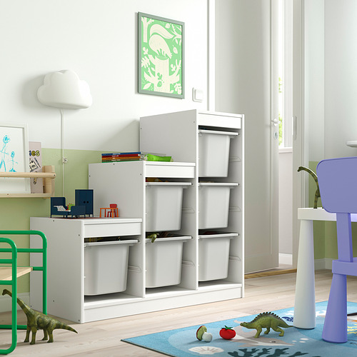TROFAST storage combination with boxes