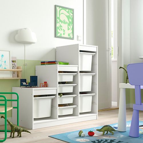TROFAST storage combination with boxes