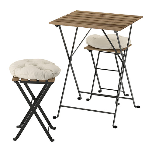 TÄRNÖ table and 2 stools, outdoor