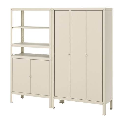 KOLBJÖRN shelving unit with 2 cabinets