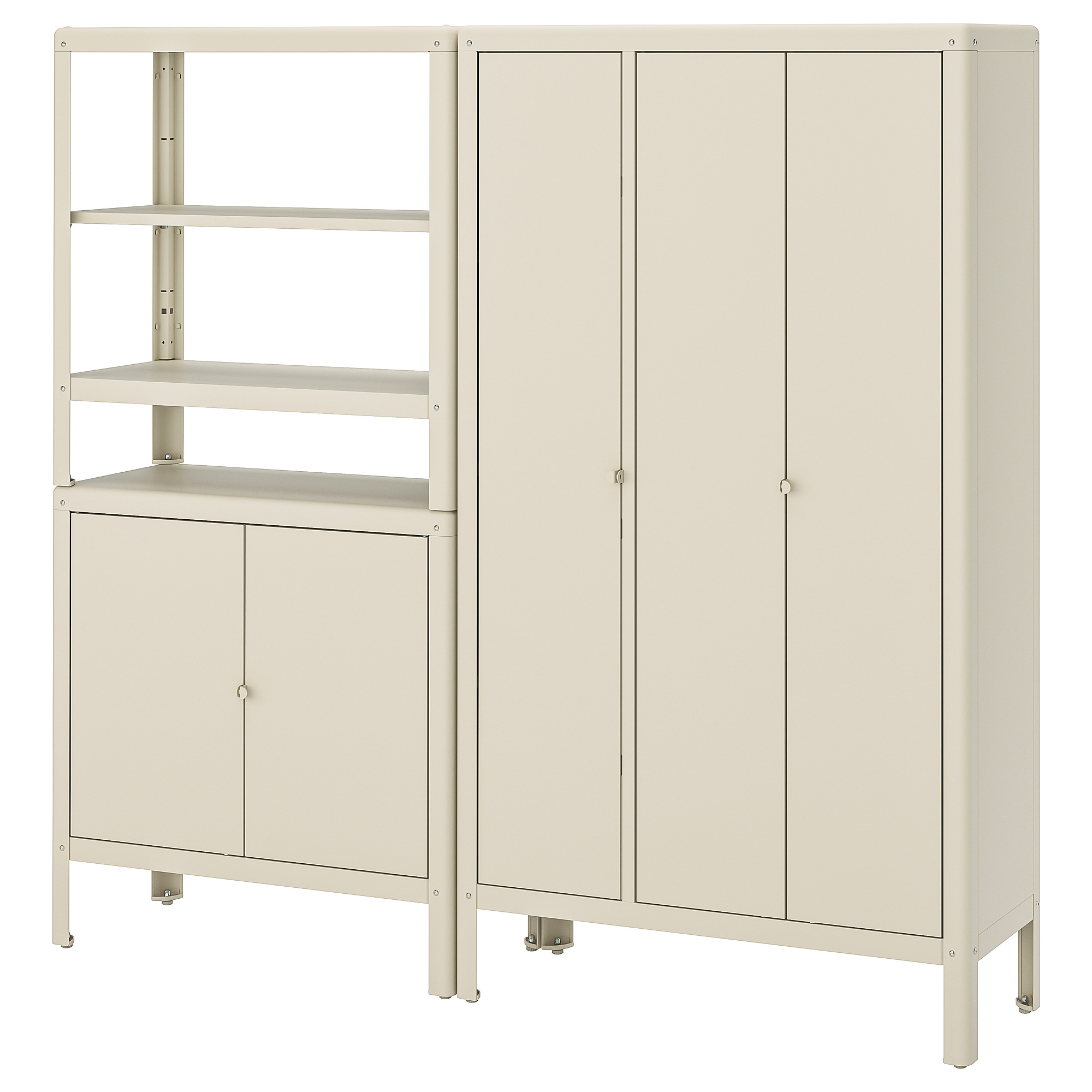 KOLBJÖRN shelving unit with 2 cabinets