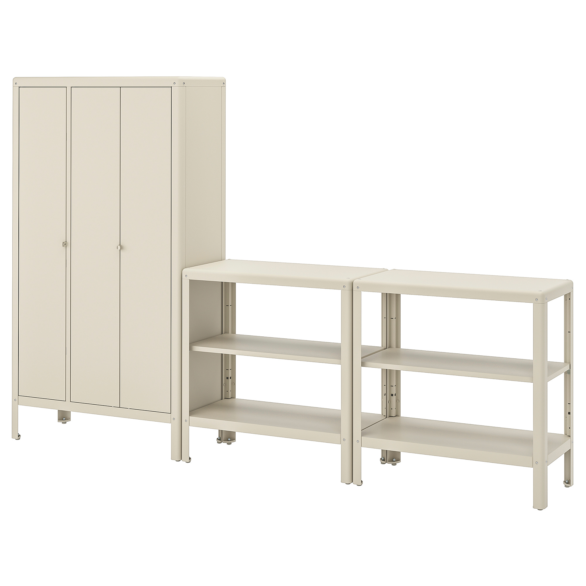 KOLBJÖRN shelving unit with cabinet