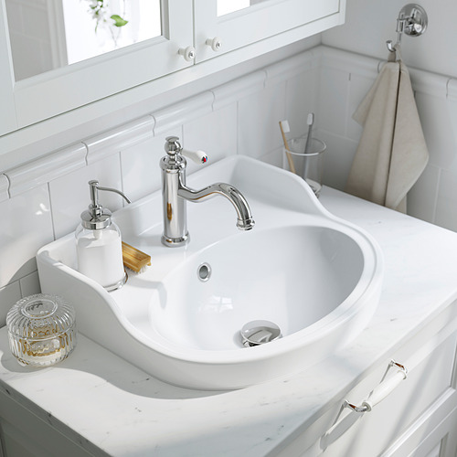 TÄNNFORSEN/RUTSJÖN wash-stnd w drawers/wash-basin/tap